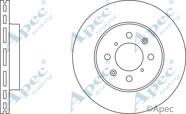 APEC DSK668 - Disque de frein cwaw.fr