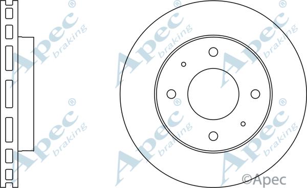 APEC DSK662 - Disque de frein cwaw.fr