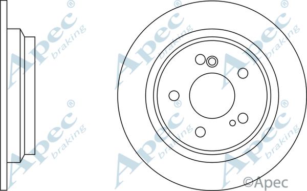 APEC DSK605 - Disque de frein cwaw.fr