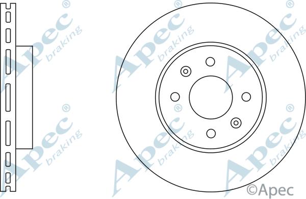 APEC DSK608 - Disque de frein cwaw.fr