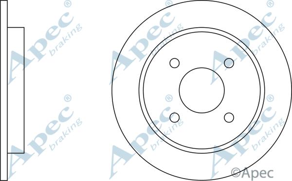 APEC DSK607 - Disque de frein cwaw.fr