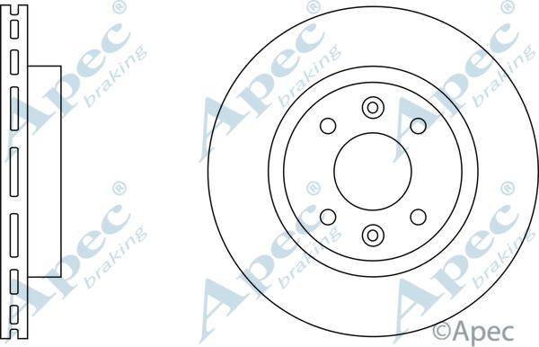 APEC DSK614 - Disque de frein cwaw.fr