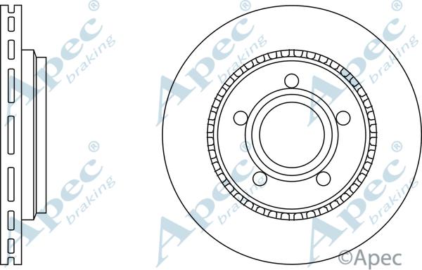 APEC DSK616 - Disque de frein cwaw.fr