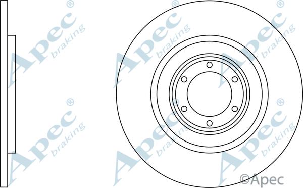 APEC DSK613 - Disque de frein cwaw.fr