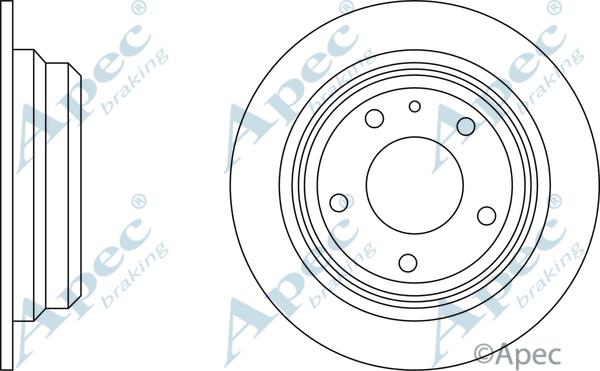 APEC DSK617 - Disque de frein cwaw.fr