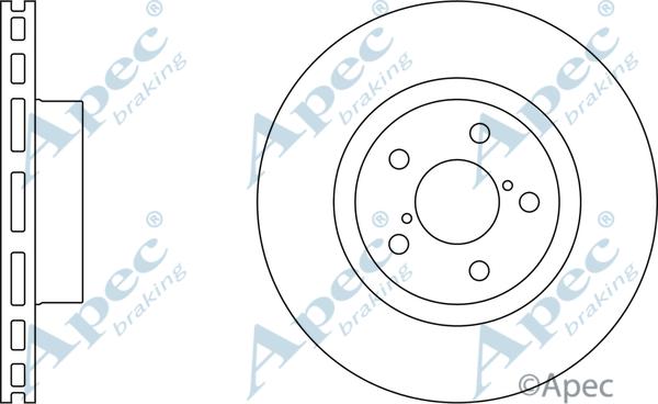 APEC DSK683 - Disque de frein cwaw.fr