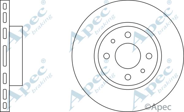 APEC DSK639 - Disque de frein cwaw.fr