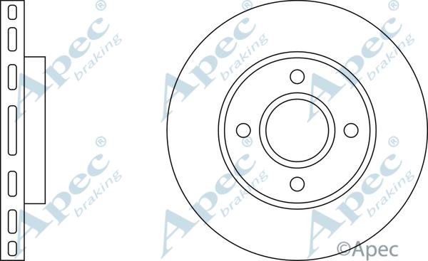 APEC DSK634 - Disque de frein cwaw.fr