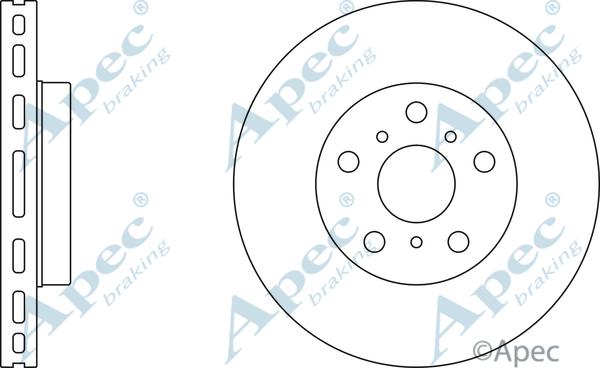 APEC DSK636 - Disque de frein cwaw.fr