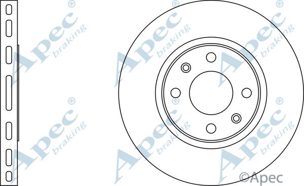 APEC DSK633 - Disque de frein cwaw.fr