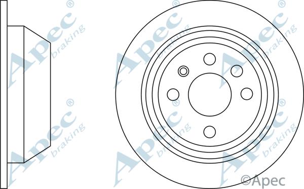 APEC DSK632 - Disque de frein cwaw.fr