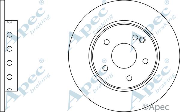 APEC DSK629 - Disque de frein cwaw.fr