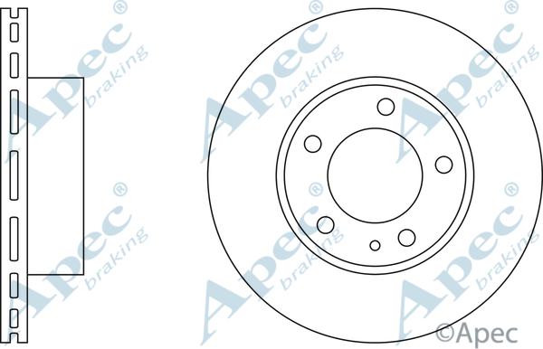 APEC DSK624 - Disque de frein cwaw.fr