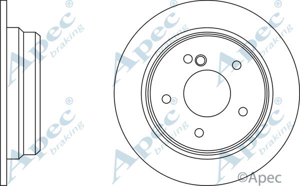 APEC DSK626 - Disque de frein cwaw.fr