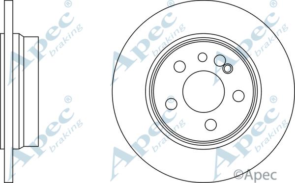 APEC DSK628 - Disque de frein cwaw.fr