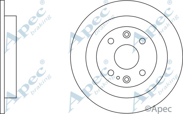 APEC DSK623 - Disque de frein cwaw.fr