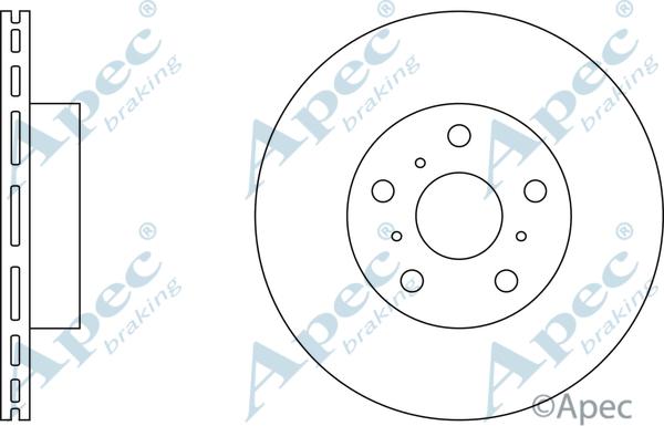 APEC DSK622 - Disque de frein cwaw.fr