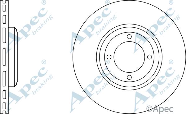 APEC DSK675 - Disque de frein cwaw.fr