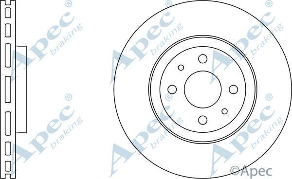 APEC DSK671 - Disque de frein cwaw.fr