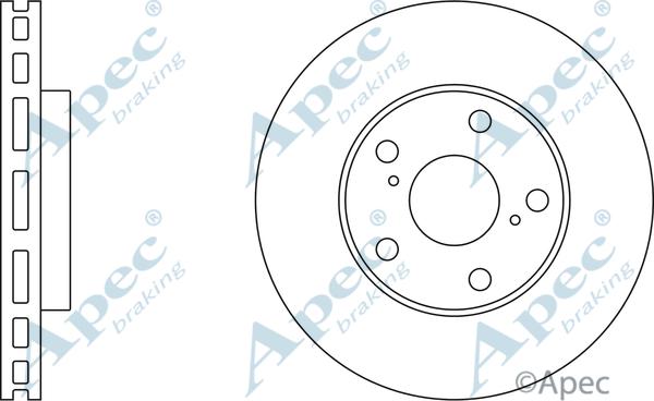 APEC DSK678 - Disque de frein cwaw.fr