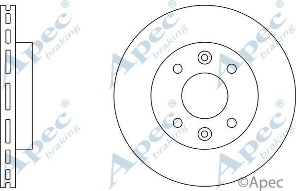 APEC DSK199 - Disque de frein cwaw.fr