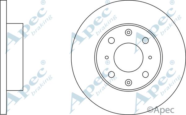 APEC DSK194 - Disque de frein cwaw.fr