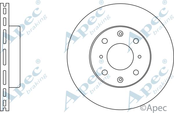 APEC DSK190 - Disque de frein cwaw.fr