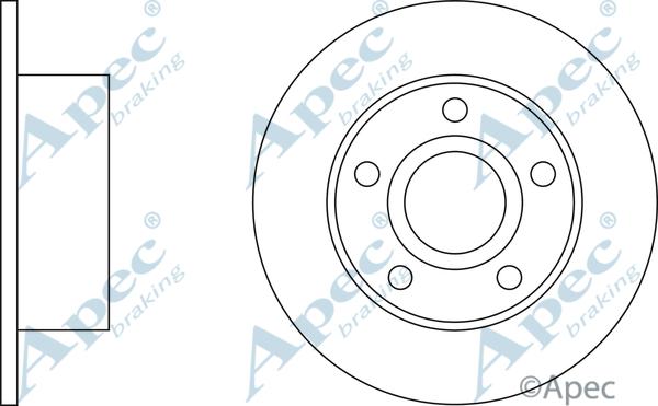 APEC DSK193 - Disque de frein cwaw.fr