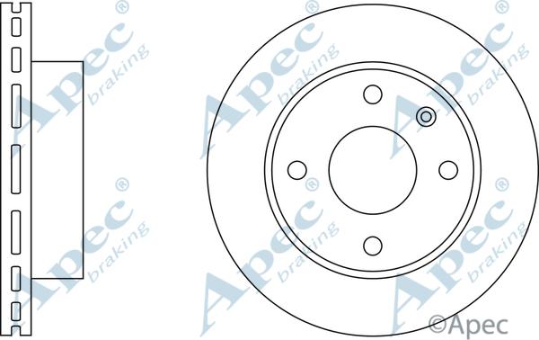 APEC DSK145 - Disque de frein cwaw.fr