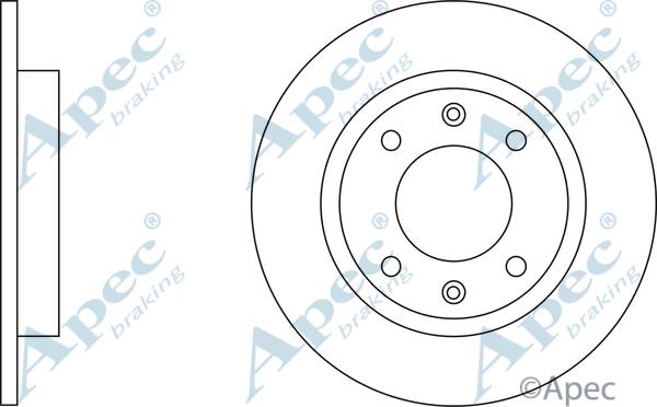 APEC DSK146 - Disque de frein cwaw.fr