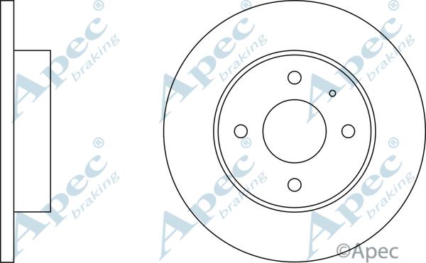 APEC DSK147 - Disque de frein cwaw.fr