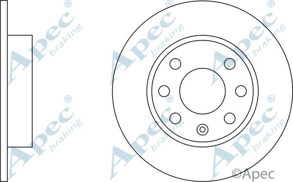 APEC DSK159 - Disque de frein cwaw.fr