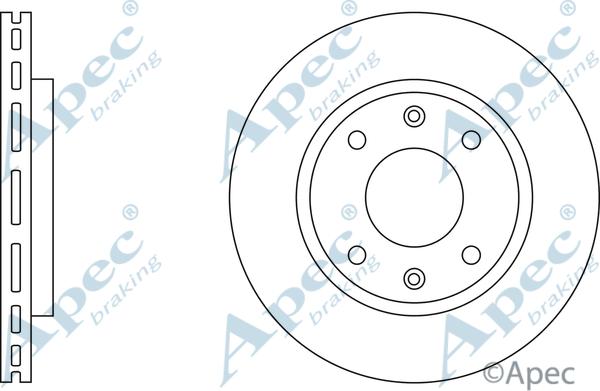 APEC DSK151 - Disque de frein cwaw.fr