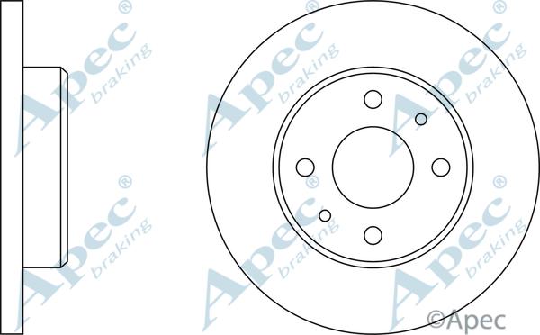 APEC DSK153 - Disque de frein cwaw.fr