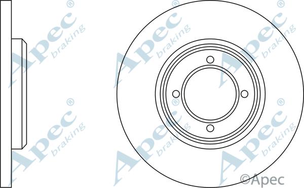 APEC DSK152 - Disque de frein cwaw.fr