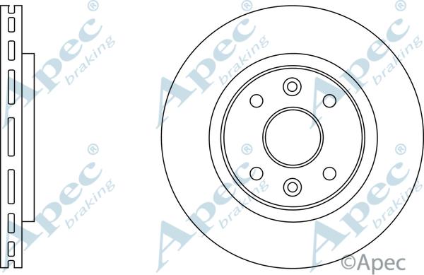 APEC DSK157 - Disque de frein cwaw.fr