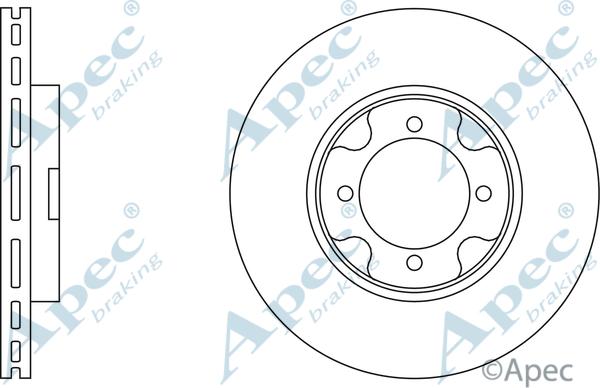 APEC DSK160 - Disque de frein cwaw.fr