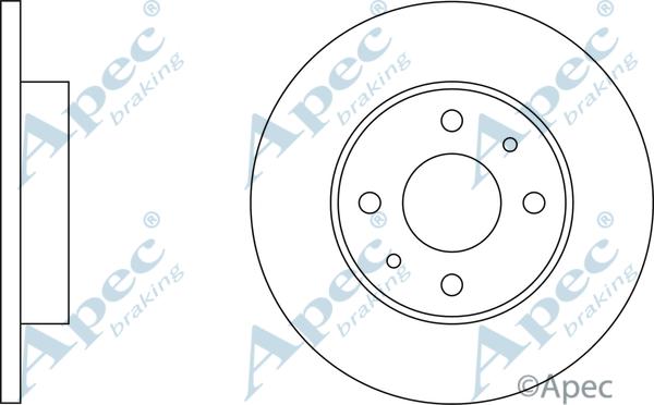 APEC DSK103 - Disque de frein cwaw.fr