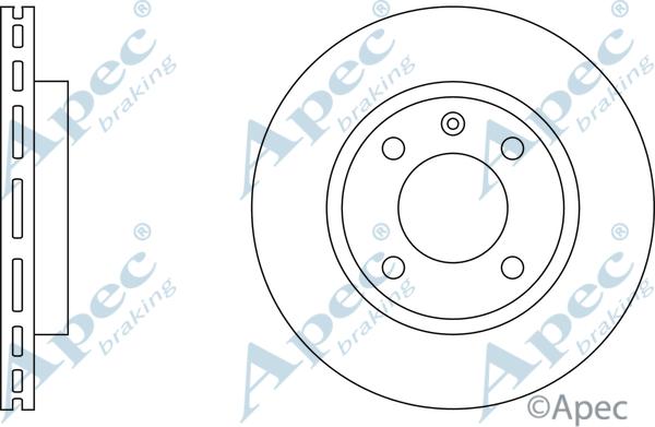 APEC DSK116 - Disque de frein cwaw.fr