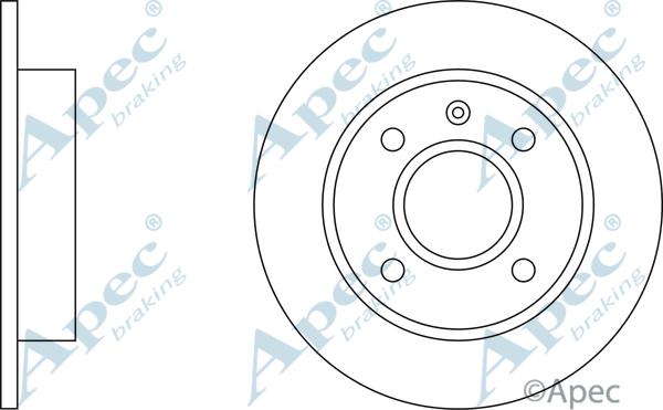 APEC DSK110 - Disque de frein cwaw.fr