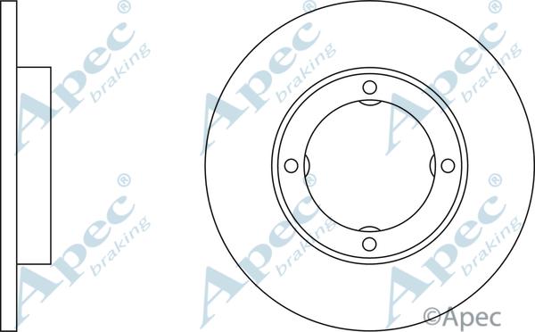 APEC DSK111 - Disque de frein cwaw.fr