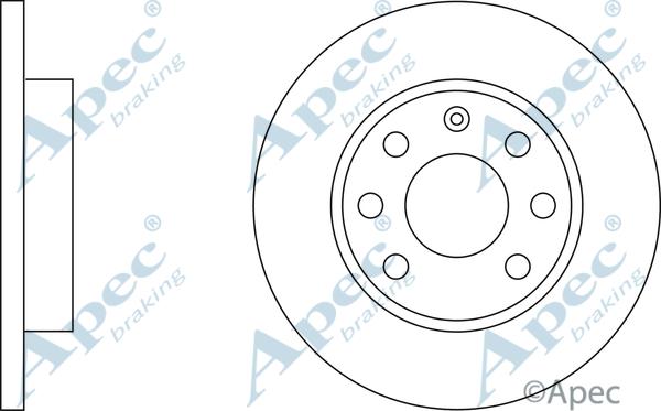 APEC DSK117 - Disque de frein cwaw.fr