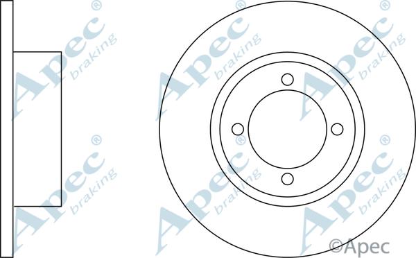 APEC DSK180 - Disque de frein cwaw.fr