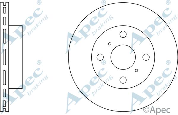 APEC DSK183 - Disque de frein cwaw.fr