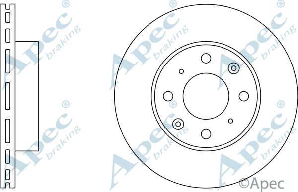 APEC DSK187 - Disque de frein cwaw.fr