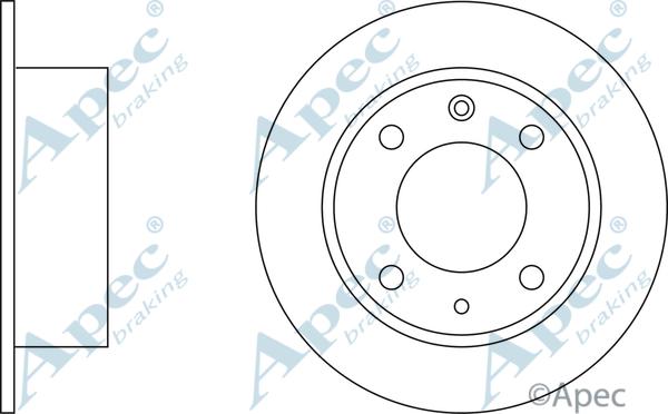 APEC DSK135 - Disque de frein cwaw.fr