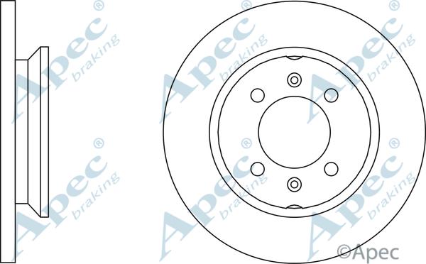 APEC DSK136 - Disque de frein cwaw.fr