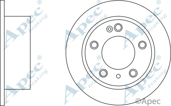 APEC DSK138 - Disque de frein cwaw.fr