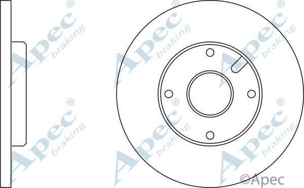 APEC DSK126 - Disque de frein cwaw.fr