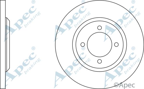 APEC DSK120 - Disque de frein cwaw.fr